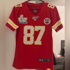 Travis Kelce Super Bowl 54 100th Anniversary Jersey